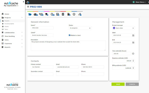 Nutcache for education screenshot 2