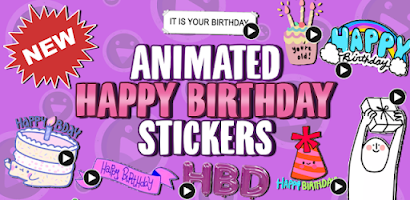 WASticker happy birthday to – Applications sur Google Play