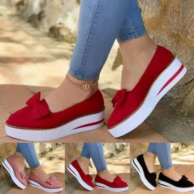 Title 6, Chaussures Femme Mode Nœud Respirantes Casual C...