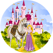 Princess Rapunzel & Maximus raiponce jungle advent  Icon