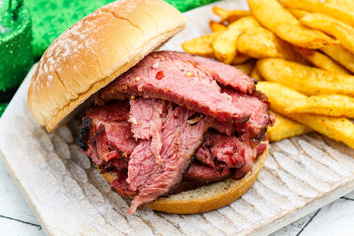 Sweet and Spicy Corned Beef Sandwiches.