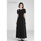 Váy Công Sở Ngắn Tay Dáng Xoè Siêu Hack Dáng, Đầm Công Sở - Lilly Store