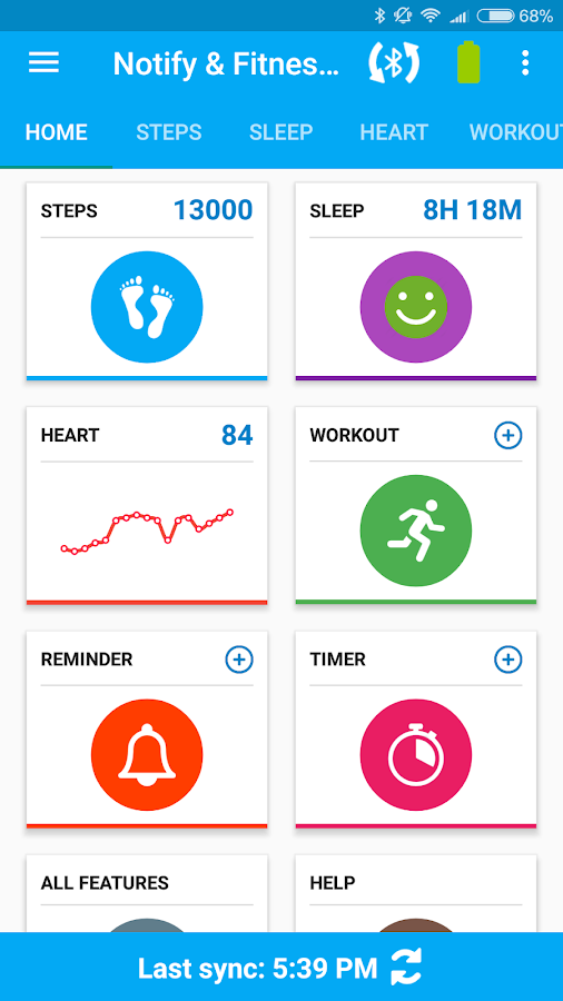   Notify & Fitness for Mi Band: captura de pantalla 