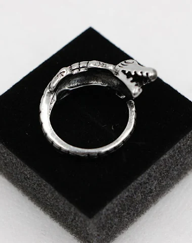 Bague en alliage Crocodile Nightclu - 0