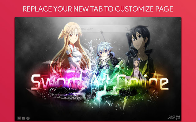 Sword Art Online Wallpaper HD Custom New Tab