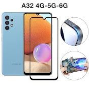 Kính Cường Lực Samsung A32 4G 5G 6G Full Màn Cao Cấp Chống Trầy Xước Màn Tặng Kèm Khăn Lau Màn Hình Kính [9D]