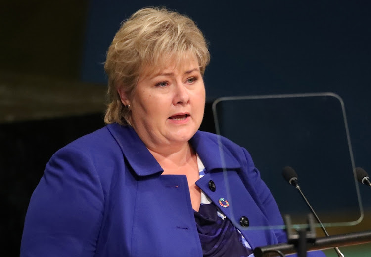 Norwegian Prime Minister Erna Solberg. Picture: REUTERS