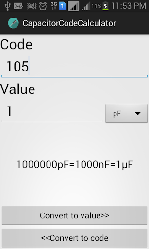 Capacitor Code Calculator