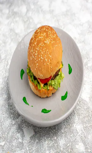 Spicy Paneer Burger