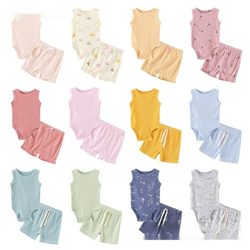 Title 9, Pure Cotton Sleeveless Romper Suit Unisex Baby ...