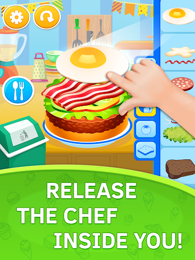 Baby kitchen game: Burger Chef