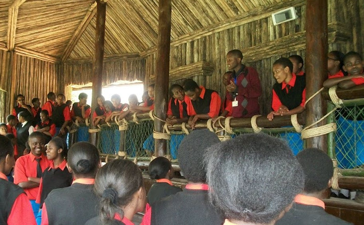 Starehe Girls Centre students at a past event.