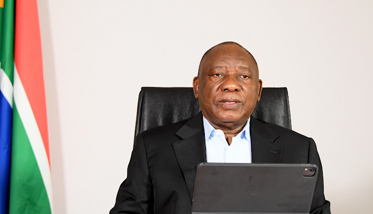 President Cyril Ramaphosa delivering a keynote address during the 2021 Virtual Basic Education Sector Lekgotla, held under the theme: "Equipping Learners with Knowledge and Skills for a Changing World".