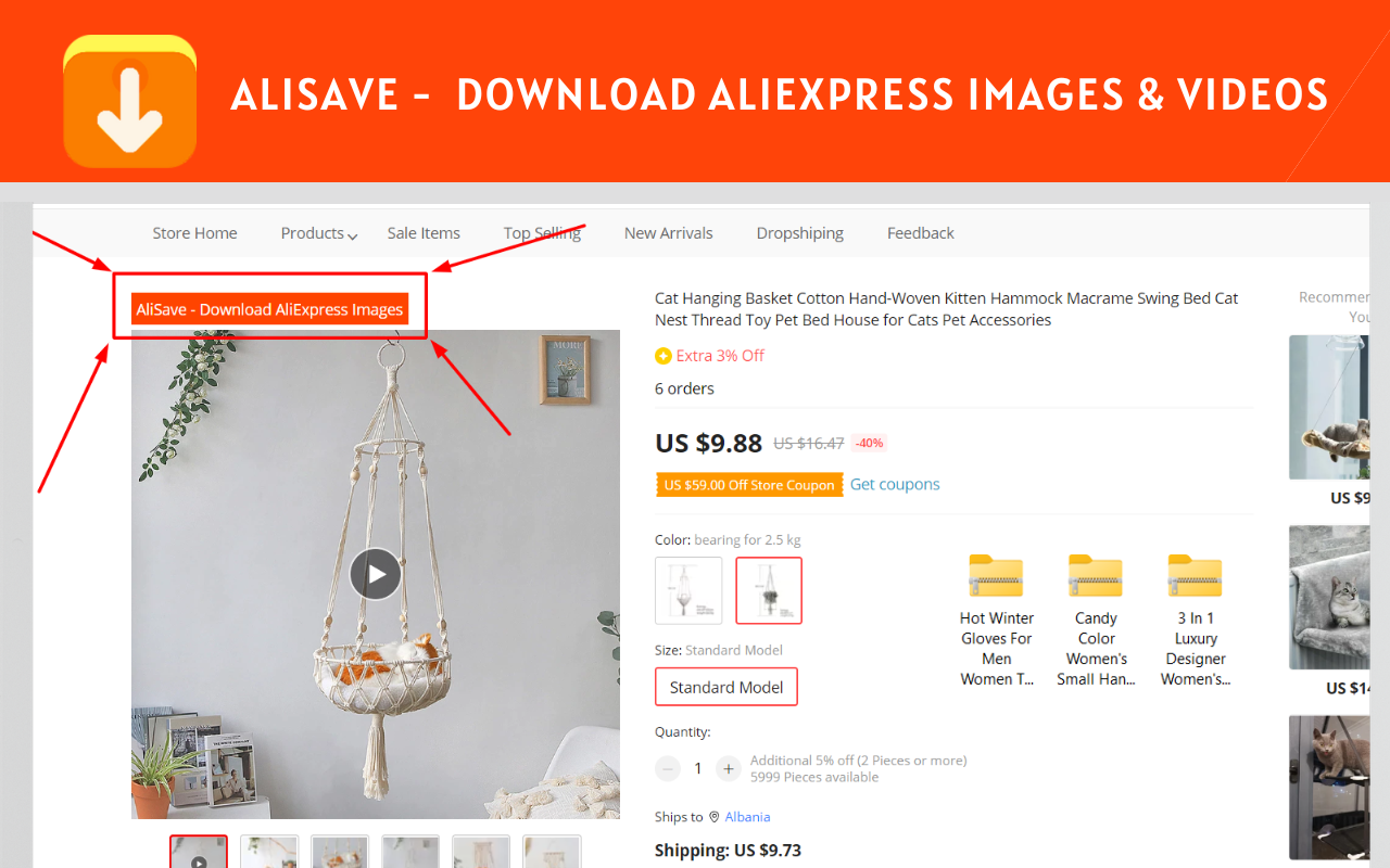 AliSave - Download AliExpress Images Preview image 8