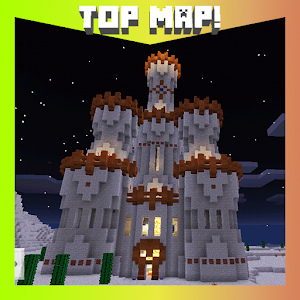 Castle in the desert. MCPE map  Icon