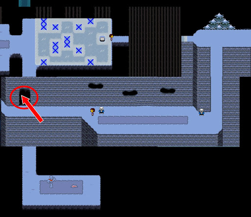 Location of the Unopenable Door Map