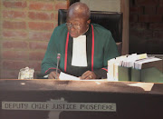 Honourable Deputy Chief Justice Dikgang Moseneke at the Constitutional Court. Picture Credit: Gallo Images