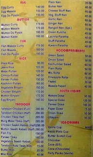 Rangoli Garden Restaurant menu 1