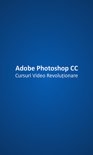 Cursuri Photoshop CC