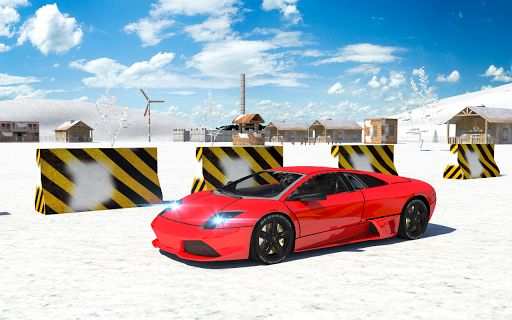 Car parking winter 3d