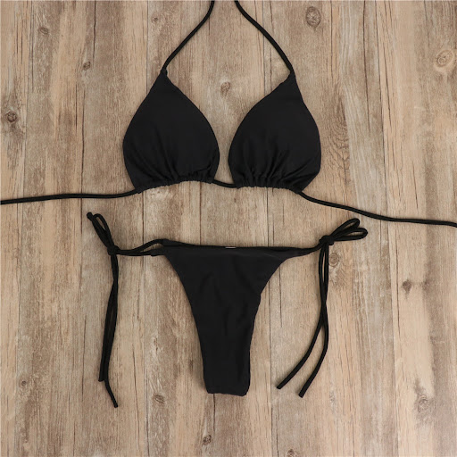 Title 6, Womens 2pc Halterneck Lace-up Bikini, Summer S...