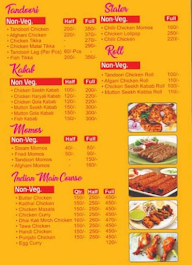 Masala Chaskaa menu 2