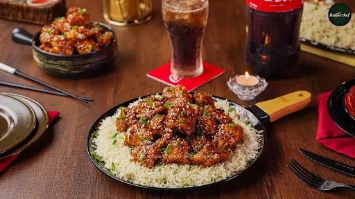 Chilli Chicken Fried Rice Bowl + Coke (Serves 1)