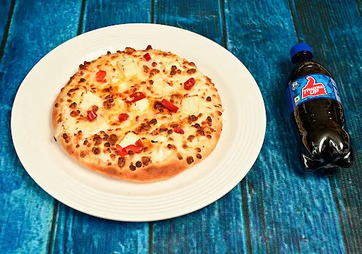 Red Pepper Paneer Pizza With 250ml Cold Drink Combo