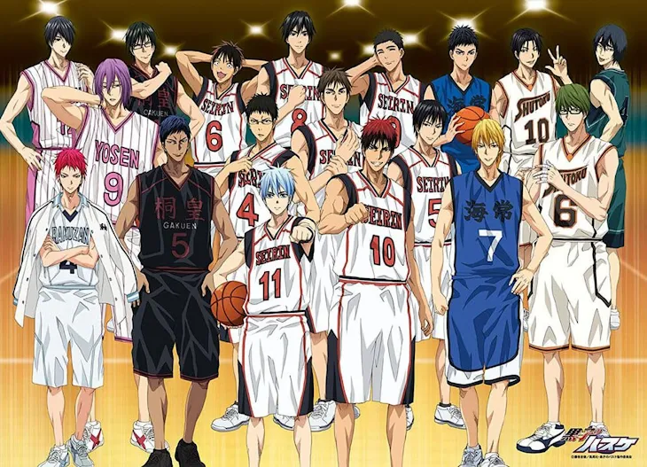 「黒子のバスケ((っ´∀`)╮えいっ =͟͟͞͞🏀🏀｡･*･:≡(　ε:))」のメインビジュアル