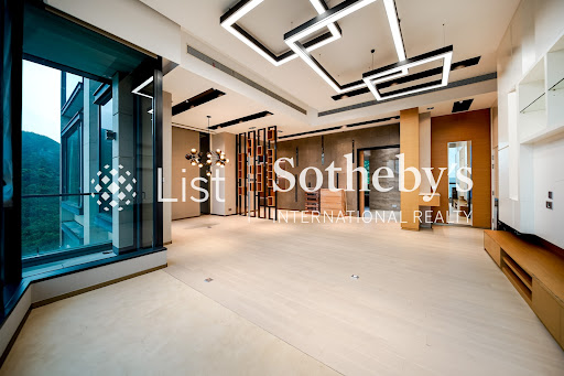 Modern living room with large bay window - Buy this luxury apartment / penthouse in The Peak, 3 bedrooms