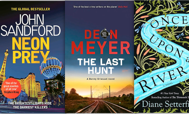 'Neon Prey', 'The Last Hunt', 'Once Upon A River'.