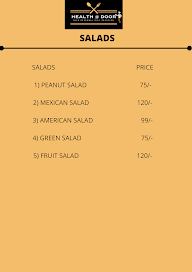 Health @ Door menu 3