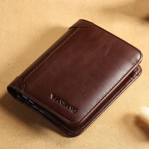 Title 1, Premium First Layer Leather Wallet. Durable and...