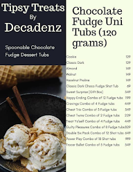 Tipsy Treats By Decadenz menu 2