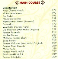 Moti Mahal Delux menu 3