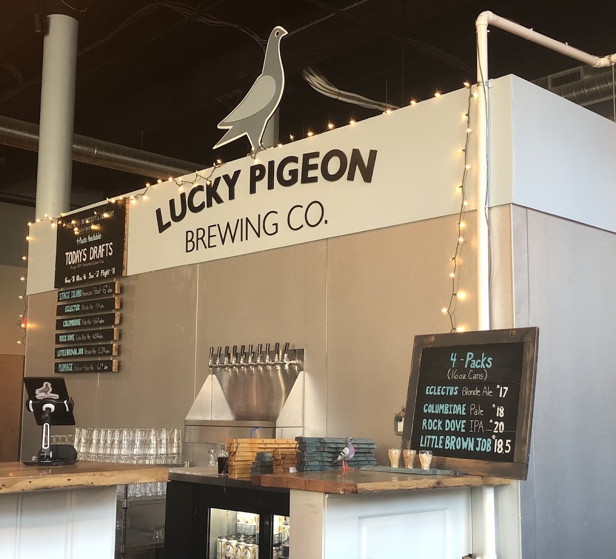 Gluten-Free at Lucky Pigeon Brewing Co.