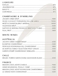 The One - Le Meridien menu 4