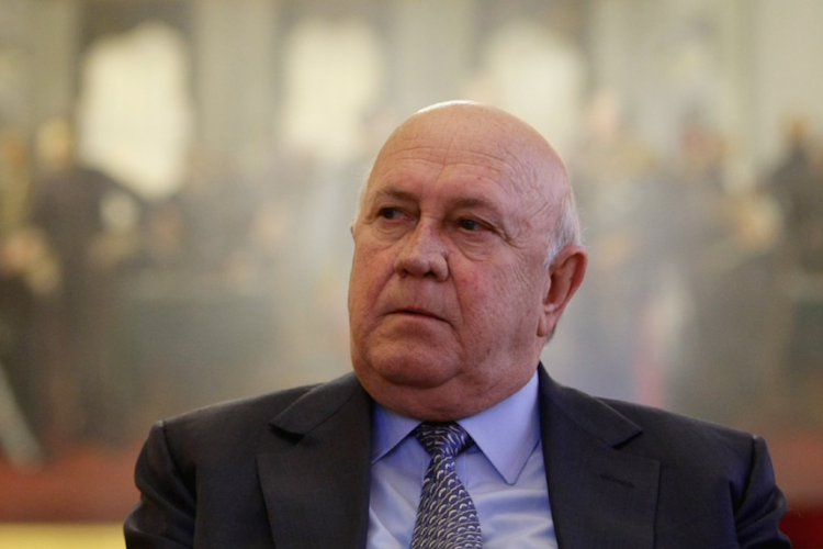 Frederik Willem de Klerk was a beneficiary of privileges enjoyed by former presidents and deputies after he voluntarily stepped down as second deputy president of democratic SA in May 1996.