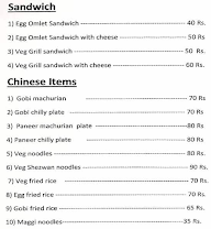 Swig N Bite Cafe menu 7