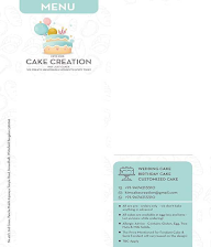 Cake Creation menu 4