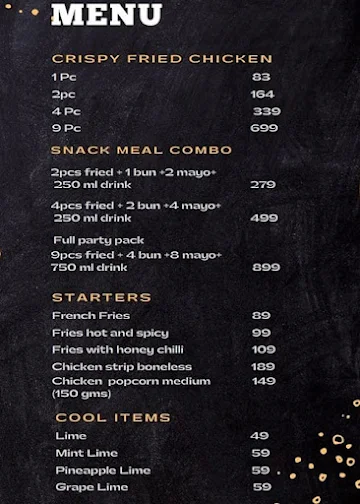 Call Me Crush(Take Away) menu 