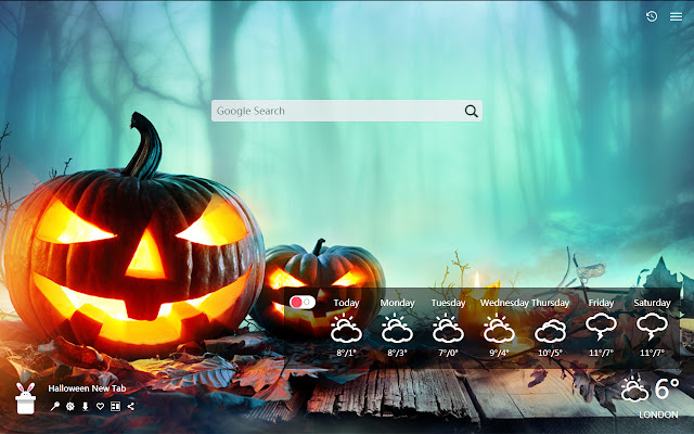 Tab mới của Halloween, Hình nền Tùy chỉnh HD