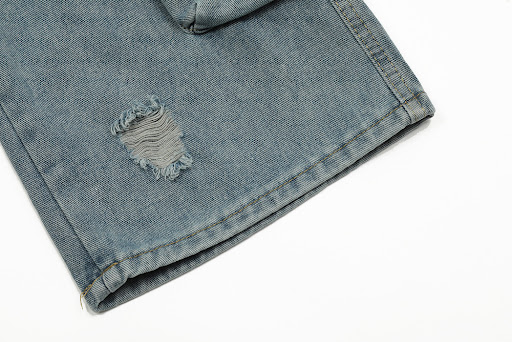 Title 8, Retro Fashion Punk Distressed Washed Overalls f...