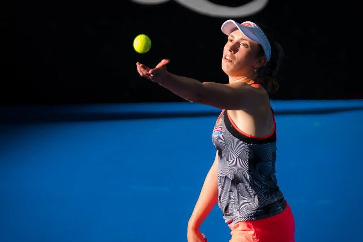 Elise Mertens richt haar blik op volgende tegenstandster: "Nog wat videootjes bekijken"