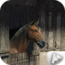 Farmer Riding Horse mobile app icon