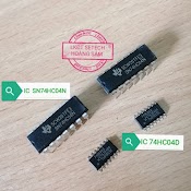 Ic Số 74Hc04 Sn74Hc04 Chân Cắm Dip14, Chân Dán Soic14