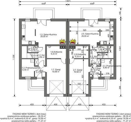 Fasano MdM Termo - Rzut parteru