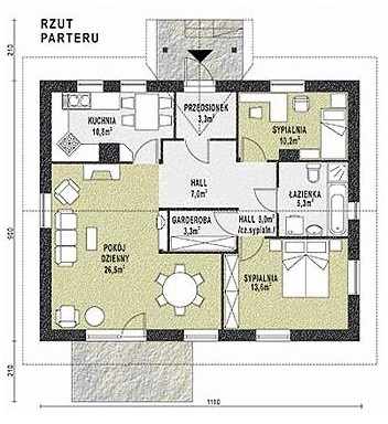 WB-3393 - Rzut parteru