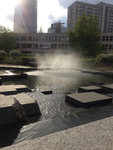 Fountain at Grzybowski Square