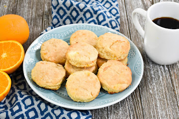 Sourdough Orange Biscuits